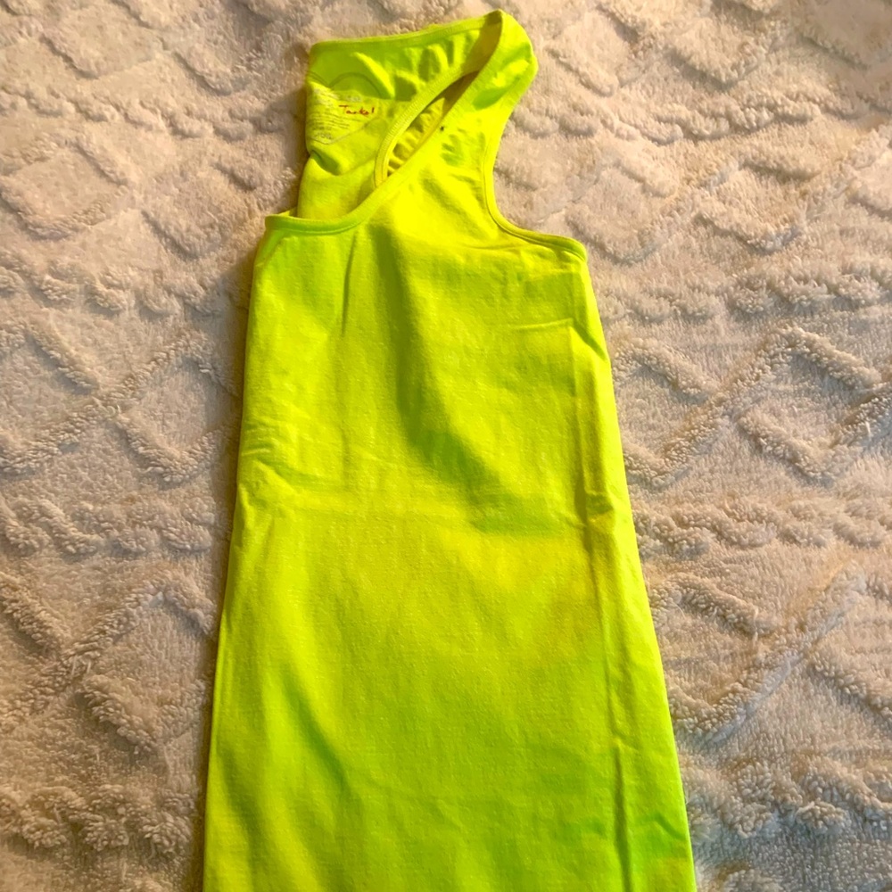 Neon Yellow Sleeveless Dress